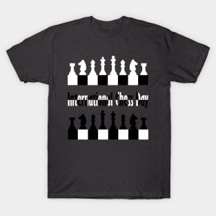 International Chess Day 20th July T-Shirt